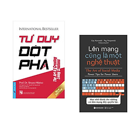 Combo 2 cuốn sách: Tư Duy Đột Phá (khổ lớn) + Lên mạng cũng là một nghệ thuật