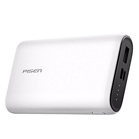Pin Sạc Dự Phòng Pisen TS-D218 10000mAh Easy Power 5 (Trắng) - Hàng Nhập Khẩu