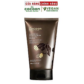 Cà phê Đắk Lắk làm sạch da chết mặt Cocoon 150ml giúp da sáng mịn da đều màu thuần chay