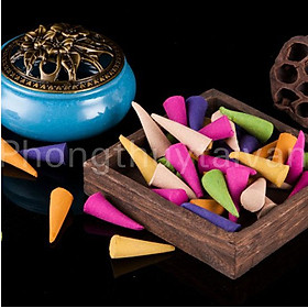 Mua Nhang nụ dạng tháp thơm cao 2.5cm (tổng hợp) 100gr/gói - thờ cúng
