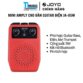 JOYO JA-05W Electric Guitar Amplifier - Mini Amply Không Dây Di Động Cho Đàn Guitar Điện Tích Hợp Bluetooth- Hàng chính hãng