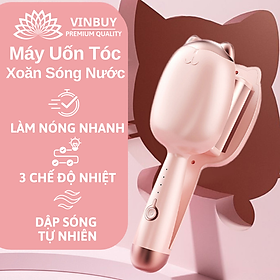 Máy Uốn Tóc Tai Mèo Đường Kính Uốn 32mm, Làm Tóc Tiện Lợi Nhanh Chóng, Dễ Dàng Thay Đổi Phong Cách - Hàng Chính Hãng