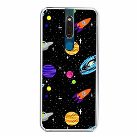 Ốp lưng dẻo cho điện thoại Oppo F11 Pro - 0063 SPACE04 - Hàng Chính Hãng