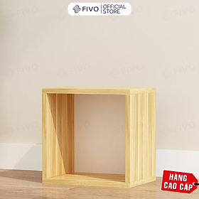 Kệ Sách Gỗ Tổ Ong Đa Năng FIVO FB02 Đa Tầng, Nhiều Màu Sắc, Kệ Sách Decor Phòng Có Kèm Tấm Lưng