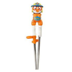 Đũa tập ăn xỏ ngón bằng nhựa hình thú - nhãn hiệu Edison tặng xe trượt đà cho bé VBC-123-6 (ngẫu nhiên)