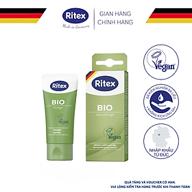 Gel bôi trơn gốc thực vật thuần chay Ritex Bio cao cấp,tuýp 50 ml (date T8/24)