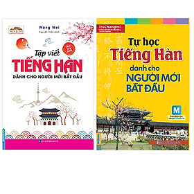 Combo Tự Học Tiếng Hàn Dành Cho Người Mới Bắt Đầu (Kèm CD Hoặc Tải App) – Tái Bản+Tập Viết Tiếng Hàn Dành Cho Người Mới Bắt Đầu