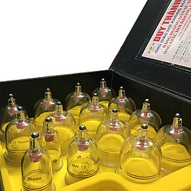 Bộ giác hơi không dùng lửa Duy Thành YGH02 (Vali 15 ly giác hơi phiên bản 2020) - được bộ y tế cấp phép lưu hành an toàn cho sức khỏe | Fireless cupping therapy