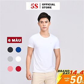 Áo Thun Nam 5S Cổ Tròn (ATSS199) Cao Cấp Trẻ Trung, Thoáng Mát N1