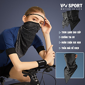 Khăn Cổ Đa Năng VNSPORT - VNS005, Hàng Cao Cấp Chống Nắng, Chống Khói Bụi, Chống Tia Cực Tím, Giữ Ẩm Mặt Và Cổ Phù Hợp Cho Đi Xe Dã Ngoại