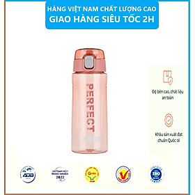 Bình nước thể thao - Bình nước chịu nhiệt 700ml Hokori Việt Nhật. Không mùi ,kháng khuẩn, không chứa BPA an toàn tuyệt đối cho sức khỏe tặng kèm hình dán sticker- Hàng chính hãng