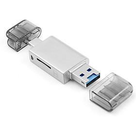 Thẻ nhớ USB-C/USB2.0 sang NM Nano và Đầu đọc thẻ Micro SD TF cho
