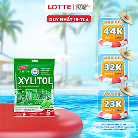 Kẹo Gum không đường Lotte Xylitol - Hương Lime Mint 159,5 g