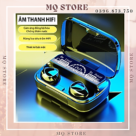 Tai Nghe Bluetooth M10 Cảm Ứng Với Màn Hình Hộp Sạc Hiển Thị Pin Thông Minh, Âm Thanh HiFi Siêu Bass