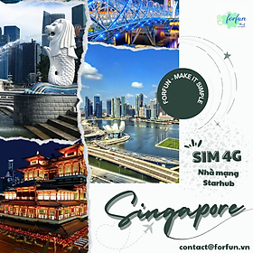 Sim 4G du lịch Singapore [Giá rẻ - Hỗ trợ 24/7