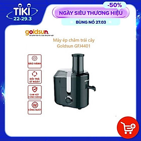 Máy ép trái cây ép chậm Goldsun GFJ4401 công suất 600W lưỡi dao inox chống han gỉ, bảo vệ quá tải - Hàng chính hãng Goldsun