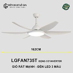 Mua Quạt Trần Hiện Đại Lê Gia LGFAN735D | Quạt Trần Gió Mạnh - Hàng Nhập Khẩu