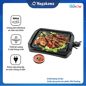 Bếp Nướng Điện 2 Mặt Nagakawa NAG3102 (2000W) - Hàng Chính Hãng