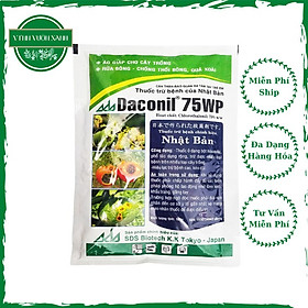 Mua Thuốc trừ bệnh cây trồng Nhật Bản DACONIL 75WP trừ bệnh thối bông  thối quả  thán thư  đốm lá  héo lá - gói 100g