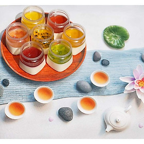 Mua 100 hủ nhựa PET size 120ml dùng cho sữa chua kèm nắp