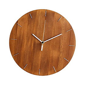 Round Wall Clock Watches Decorative Hanging for  Room Bedroom