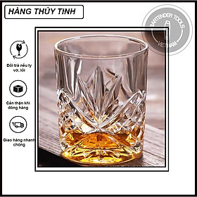 Rock glass - Cốc thủy tinh hoa văn 340ml (BG12)