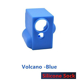 Vỏ bọc silicon núi lửa với khối làm nóng Vớ bảo vệ Vỏ cách nhiệt cho các bộ phận máy in 3D Máy đùn V6 Đầu nóng J-head Màu sắc: Vớ xanh