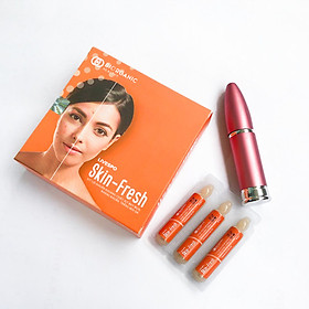 Skin Fresh - Bào tử lợi khuẩn dạng xịt bay mụn, kháng khuẩn, trắng mịn da combo 3 hộp(6 tỷ lợi khuẩn sống/5ml dành cho da mụn mủ, mụn bọc, mụn cám,viêm da và người dị ứng kem trộn, kem lột da)