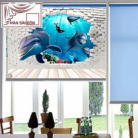 Mua Rèm cuốn in tranh 3D MCT-20 - Ngang 1m