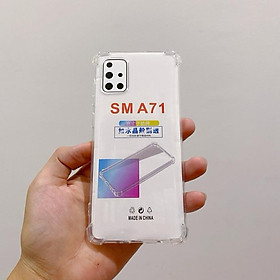 Ốp lưng cho SS A71 - Nhựa dẻo - Trong suốt - Chống sốc - Bảo vệ điện thoại