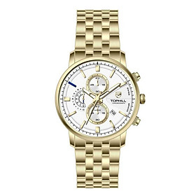 ĐỒNG HỒ TOPHILL TW082G.S2252 Dây và vỏ thép 316L, máy pin, kính sapphire