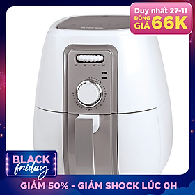 Nồi Chiên Không Dầu Sunhouse SHD4023W (3.0 Lít) - Hàng Chính Hãng