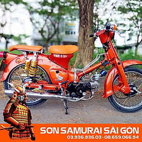 Sơn SAMURAI KUROBUSHI Y3505** MÀU CAM RỰC chính hãng - Sơn phun xe máy SAMURAI SÀI GÒN