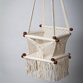 Mua Xích đu Macrame Handmade dành cho em bé - Không kèm khung treo - Mẫu 1