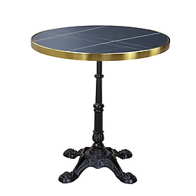 Bàn sân vườn mặt đá 80cm sang trọng TE07002-08EC Nội thất Capta