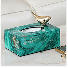 Mua HỘP ĐỰNG KHĂN GIẤY TRANG TRÍ ĐỂ BÀN ĂN ĐỘC ĐÁO GOLDEN OCEAN