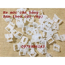 Gói 500 ke cân bằng ốp lát gạch/ ke móc cân bằng gạch - chỉ gồm móc trắng