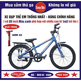 xe đạp thể thao trẻ em Thống Nhất  mã MTB 20-05- Hàng Chính Hãng ( phù hợp cho các bạn nhỏ từ lớp 1 đến lớn 5 )- tặng thêm bơm xe