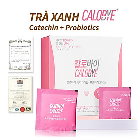 Trà xanh Calobye Catechin lợi khuẩn cân bằng vóc dáng Hàn Quốc