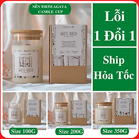 Mua Nến thơm AGAYA (Candle Cup) mùi White Birch - Nến thơm tinh dầu thiên nhiên mùi tươi mát ấm áp - Top 3 best sell
