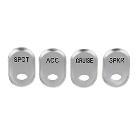 Chrome Brushed Rocker Switch Cover For Harley Electra Glide FLHTCU 1996-2013