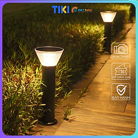 Mua Đèn trụ tròn sân vườn năng lượng mặt trời cao 60cm TS06D ánh sáng vàng