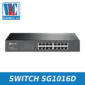 Bộ chia tín hiệu mạng 16 cổng Gigabit Tp-Link SG1016D - Hàng Chính Hãng