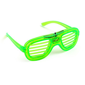 LED Shutters Shape Glasses Light Up Rave Toys Flashing Glasses for Masquerade Dress Up Christmas Party Decoration