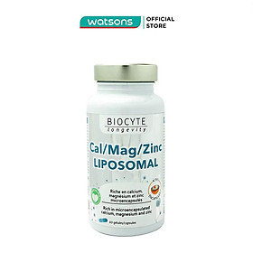 Thực Phẩm Bảo Vệ Sức Khỏe Biocyte Viên Uống Cal/Mag/Zinc Liposomal 60 Viên