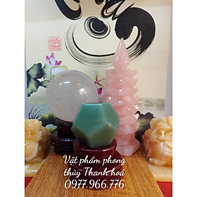 Mua Quả Cầu 12 Mặt  Quả Cầu Đa Giác 12 Mặt Thach Anh Xanh AVenturine - Đá Phong Thủy