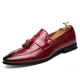 LCRTZKG Giày da nam thương hiệu Moccasin Oxford Driving Shoes Loafers Moccasin Dress Shoes For Men