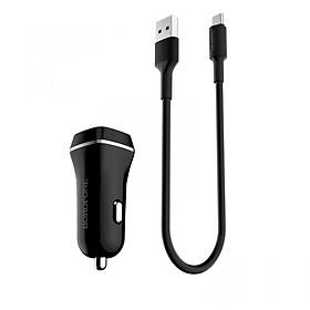 Mua BOROFONE -Bộ Cóc Cáp Sạc Xe Hơi BZ2 Cổng Type C- 2 Cổng USB -Hàng Nhập Khẩu Chinh Hãng
