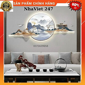 Mua Tranh Treo Tường Trang Trí Nghệ Thuật -Phù Điêu Gốm Nổi  Họa Tiết Thiên Nhiên Hùng Vĩ -Decor Nhà -Nhập Khẩu- KT170*70CM