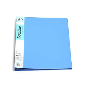 Bìa 40 lá FO-DB02 Màu Xanh